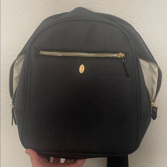 IDAHO JONES Mini Black Backpack- hands free pump storage - Picture 2 of 8